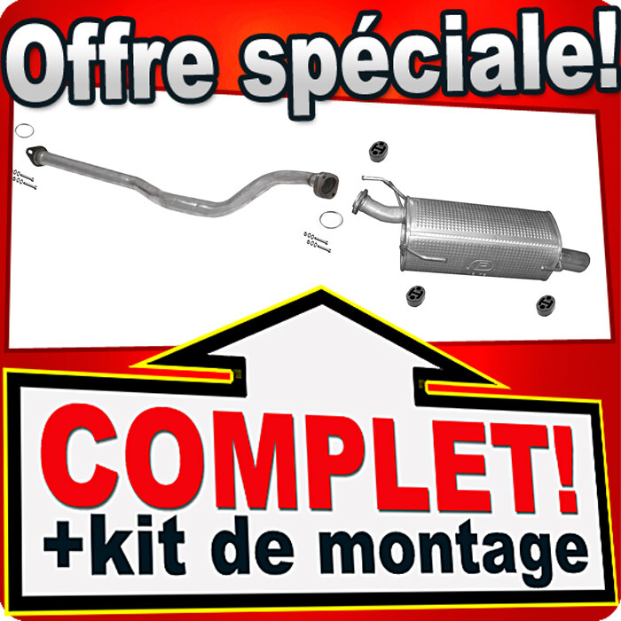 ÃChappement Pour Nissan Juke (F15) 1.5 Dci Silencieux