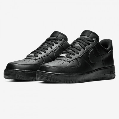 Nike Air Force One Low '07 Triple Black CW2288-001 Men's Shoes NEW