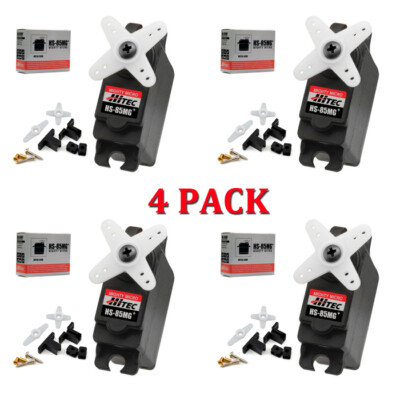 Hitec HS-85MG Mighty Micro Metal Gear Ball Bearing Servo 4-PACK HS85MG / HS85