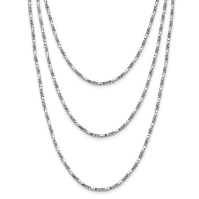 ネックレス・ペンダント LOVE ME MONSTER Silver Two Silver Chain Layered Necklace L18 $_1.JPG?set_id=880000500F