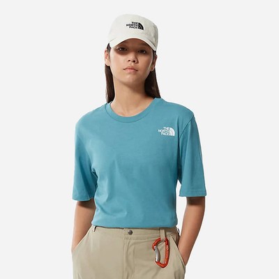 

Женская голубая повседневная футболка The North Face Relaxed Redbox SS Lifestyle, Синий, The North Face Relaxed Redbox SS Lifestyle T-Shirt