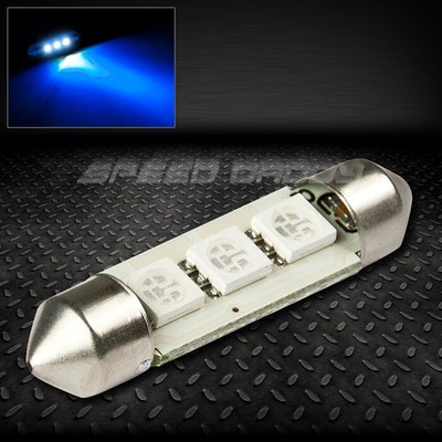 3 SMD 3SMD 39 ММ СИНИЙ 5050 5055 СВЕТОДИОДНЫЙ АВТОМАТИЧЕСКИЙ ВНУТРЕННИЙ КУПОЛ 12 В ЛАМПОЧКА НАКАЛИВАНИЯ