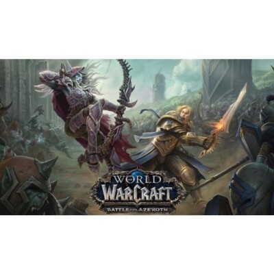 2018 BLIZZARD WORLD OF WARCRAFT  BATTLE FOR AZEROTH VIDEO GAME POSTER 36x24 NEW
