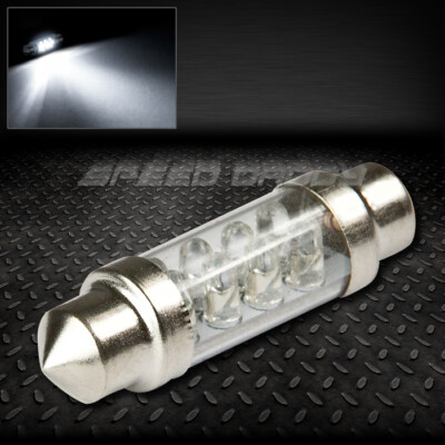 39-МИЛЛИМЕТРОВАЯ БЕЛАЯ СВЕТОДИОДНАЯ ЛАМПА с КУПОЛОМ 12 В ДЛЯ ВНУТРЕННЕГО ОСВЕЩЕНИЯ АВТОМОБИЛЯ ВЫСОКОЙ МОЩНОСТИ с КРУГЛЫМ СВЕТОДИОДОМ 8X3 мм