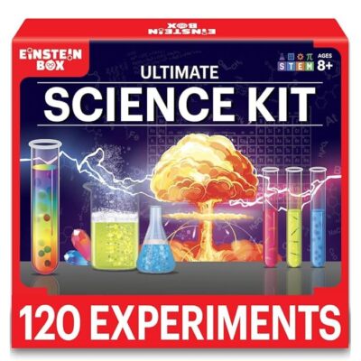Einstein Box Ultimate Science Kit w/ 120+ Experiments for Kids Stem Age 8+ New