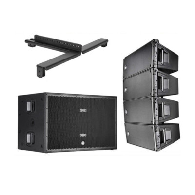 4x RCF HDL 20-A Active Line Array 1400W + 1-SUB 8006-AS Dual 18