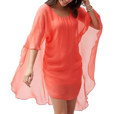 

Двухслойная туника Tommy Bahama Lanai Breeze, цвет Paradise Coral, большой размер
