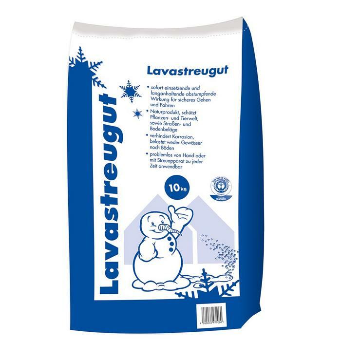 Hamann Lavastreugut Lavagranulat Streugut Winterstreu Ökologisch Streusalz 10 Kg