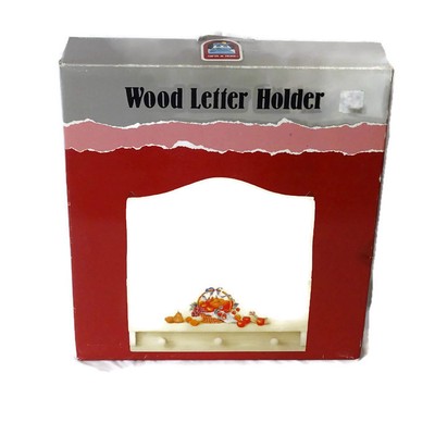Vintage Wood Letter Holder with Fruit design Home Decor Wall Hanging Wal-Mart