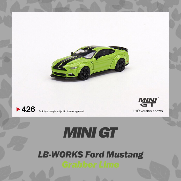 ミニカー MINI GT LB-WORKS Ford Mustang Grabber Mini GT 1:64 LB-WORKS Ford Mustang Grabber Lime LBWK #426 | eBay