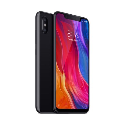 XIAOMI Mi 8 DUAL SIM 128 GB NERO BLACK 6.21" 6GB RAM 8CORE GLOBAL BANDA 20 128GB