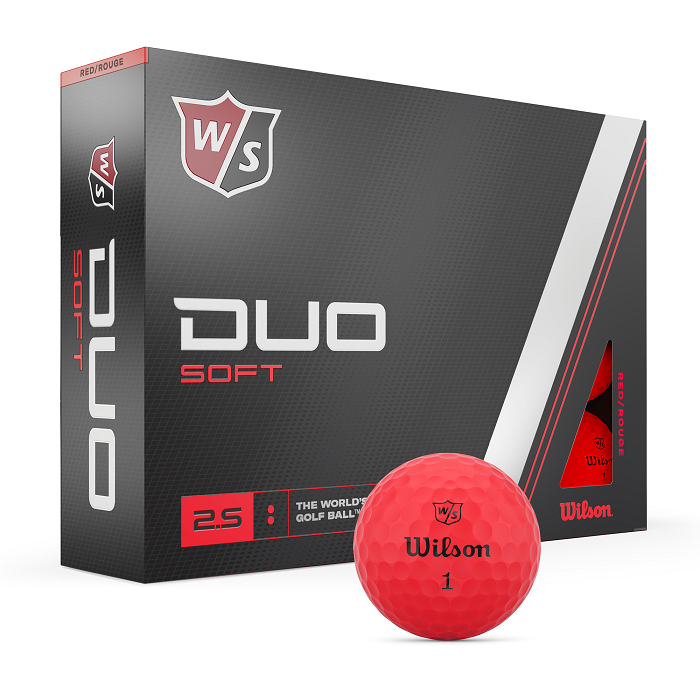Balls - World's Softest Golf Ball - Matte Red