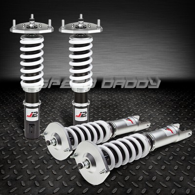 J2 SPORT 32-ПОЗИЦИОННАЯ РЕГУЛИРУЕМАЯ ПРУЖИНА АМОРТИЗАТОРА COILOVER ДЛЯ 03-07 EVO VIII/IX CT9A