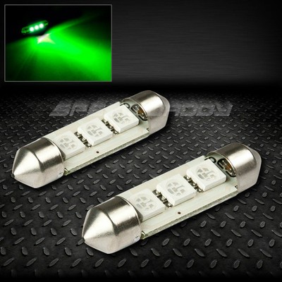 ПАРА 3 SMD 3SMD 39 ММ ЗЕЛЕНЫЙ 5050 5055 СВЕТОДИОДНЫЙ ВНУТРЕННИЙ КУПОЛ 12 В ЛАМПОЧКИ НАКАЛИВАНИЯ ЛАМПА