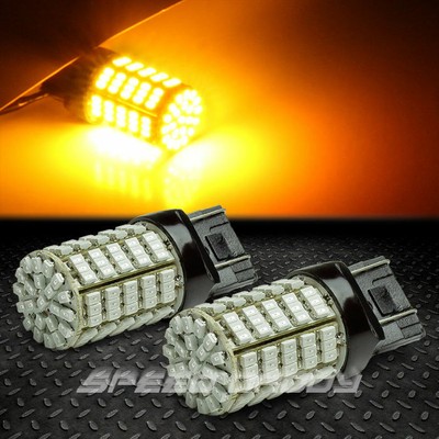 2X 7443 127 SMD 127SMD ЯНТАРНАЯ 3020 СВЕТОДИОДНАЯ ЛАМПА УКАЗАТЕЛЯ ПОВОРОТА/ОБРЫВА/ОСТАНОВКИ ЗАДНЕГО ФОНАРЯ 12V