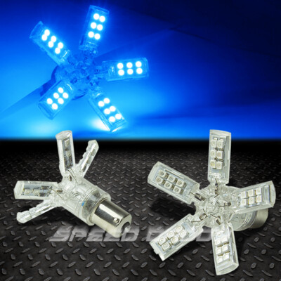 2 X 40 SMD 40SMD 1156 3528 СИНИХ СВЕТОДИОДНЫХ ЛАМПОЧЕК SPIDER С 5 РЫЧАГАМИ ДЛЯ ПОВОРОТА/ЗАДНЕГО ХОДА/ТОРМОЖЕНИЯ/ОСТАНОВКИ