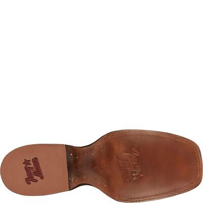 Pre-owned Tony Lama Men's Tl3033 Camarillo 13" Cognac Square Toe Western Boot In Cognac (brown)
