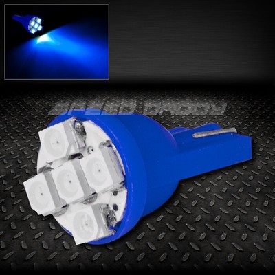 5SMD 5 3020 SMD LED T10 W5W 194 360 СИНИЙ АВТОМОБИЛЬНЫЙ ВНУТРЕННИЙ КУПОЛ КЛИНОВИДНОЙ ЛАМПОЧКИ