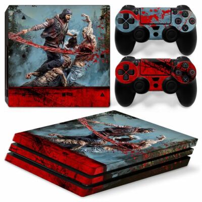 PS4 Pro Playstation 4 Console Skin Decal Sticker Days Gone 2 Controller Skins