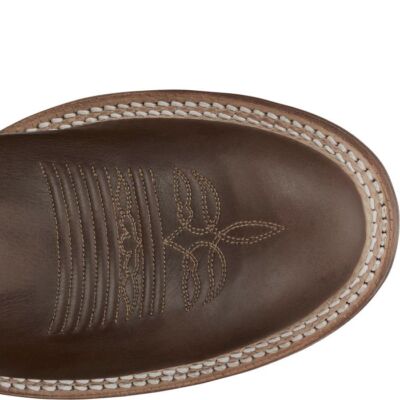 Pre-owned Justin Boots Justin Men's Aq7071 Wayne 11" Chocolate Fargo (brown) Block Heel Western Boots