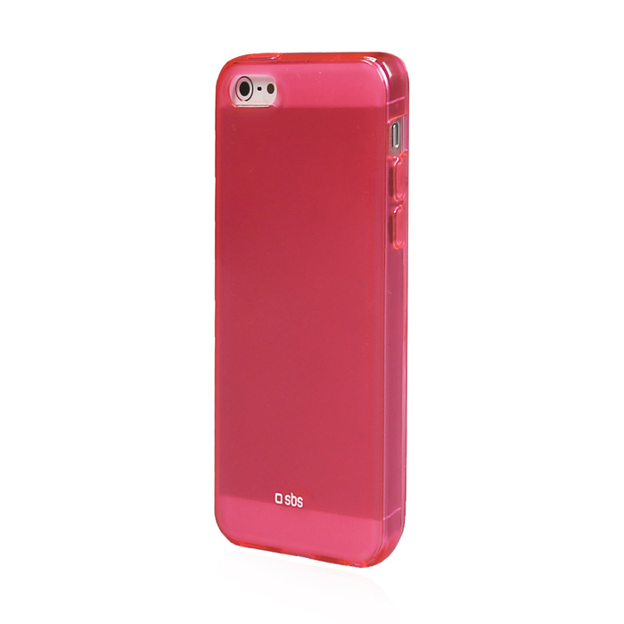 SBS FLUO CUSTODIA CASE per APPLE IPHONE 5 5G 5S ROSA