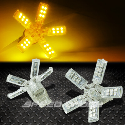 2X 40 SMD 40SMD 7443 3528 ЯНТАРНАЯ СВЕТОДИОДНАЯ ЛАМПА SPIDER С 5 РЫЧАГАМИ ПОВОРОТА/ЗАДНЕГО ХОДА/ТОРМОЖЕНИЯ/СТОП-СИГНАЛА
