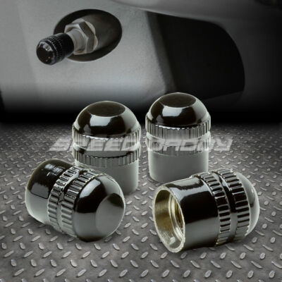 4 X ПОКРЫТОЙ ПОРОШКОВЫМ ПОКРЫТИЕМ ШИНЫ / КЛАПАНА ОБОДА / ВОЗДУШНОГО ОТВЕРСТИЯ КОЛЕСА ПЫЛЕЗАЩИТНАЯ КРЫШКА ШТОКА ЧЕРНОГО ЦВЕТА