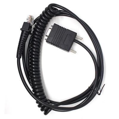 9FT Coiled RS-232 Serial Cable For Datalogic D100 GD4130 QD2130 Mobile Computer