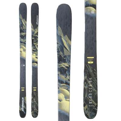 NEW 2025 NORDICA ENFORCER 94 179cm SKIS w/ATOMIC STRIVE 12GW BLACK BINDINGS
