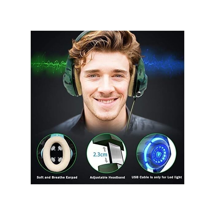 Beexcellent GM-100 Gaming Headset with mic, Xbox One Headset with Stereo Sound