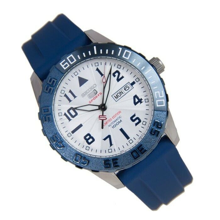 Pre-owned Seiko 5 Sports Srp785k1 Mt Fuji World Heritage Limited Watch Automatic 4r36-05b0