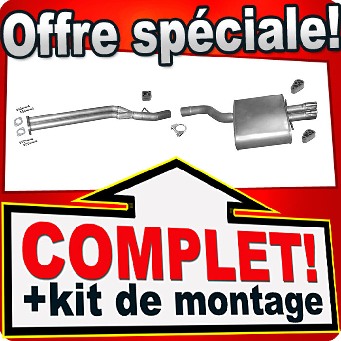 D'Ã©Chappement Pour Bmw 5 (E60 E61) 535d 3.0 D 272ch 2004-2010 Silencieux