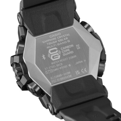 Pre-owned Casio G-shock Gwg-b1000ec-1ajf Black Mudmaster Radio Men's Watch In Box