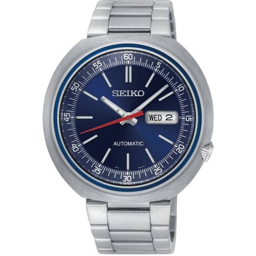 Pre-owned Seiko Srpc09k1 Automatic Recraft Blue Dial Stainless Steel Bracelet Srpc09