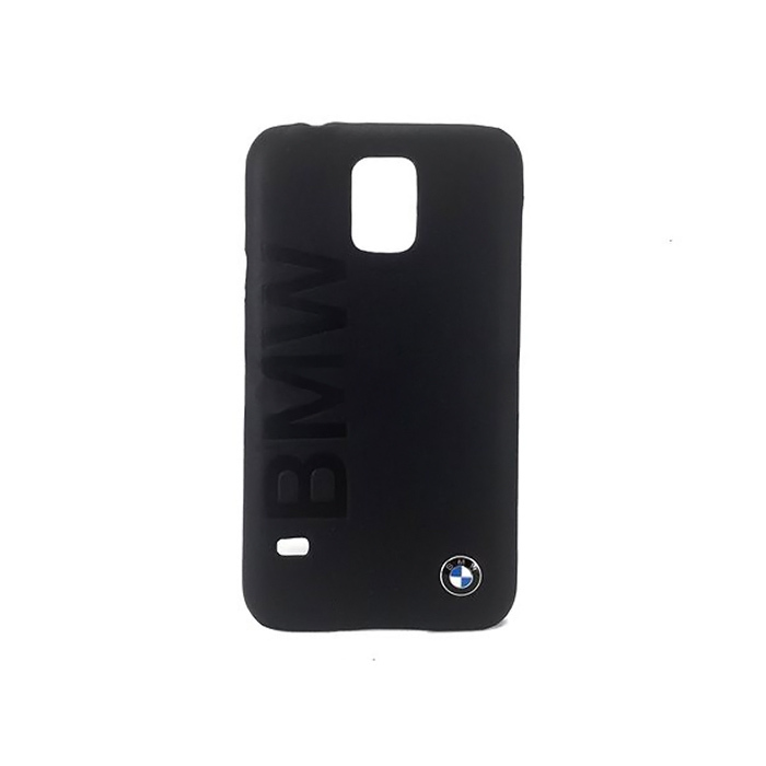BMW BMHCS5LOB CUSTODIA HARD CASE per SAMSUNG SM G900 i9600 GALAXY S5 NERA