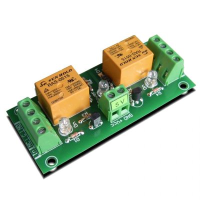 Two Relay (220V / 10A) Board Ready for your ARM, AVR, PIC Project - 5V