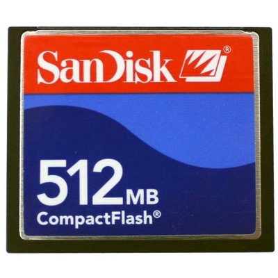 SanDisk Compact Flash 512MB Speicherkarte Memory Card CF