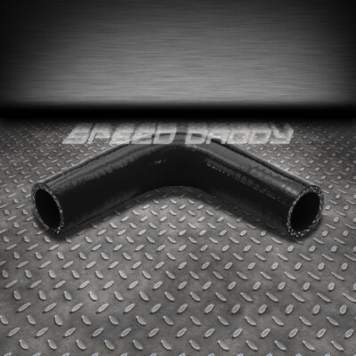 1 3-СЛОЙНЫЙ 90-ГРАДУСНЫЙ ОТВОДНОЙ ШЛАНГ С ТУРБОНАДДУВОМ /ПРОМЕЖУТОЧНЫМ ОХЛАДИТЕЛЕМ / ВПУСКНОЙ СИЛИКОНОВОЙ МУФТОЙ ЧЕРНОГО ЦВЕТА