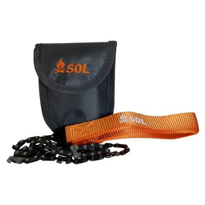 SOL Pocket Chain Saw Carbon Steel 26 Inches 11 teeth Hand Saw with Pouch