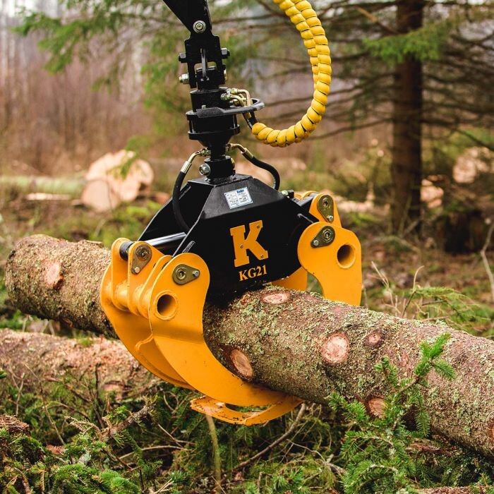 Holzgreifer  1250 Mm Holzgreifer 0,21 M2 Zapfen Forstgreifer RÃ¼Ckezange QualitÃ¤T