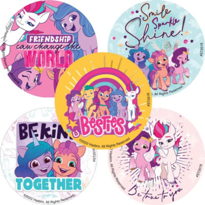 My Little Pony Stickers x 5 - Pony Pals New Generation - Birthday Party Fun Loot