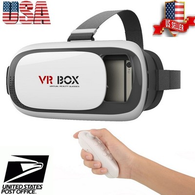 VR Box 2.0 Virtual Reality 3D Headset Glasses For iPhon...