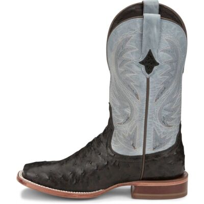 Pre-owned Tony Lama Women's Tl5406 Searcy 11" Mink (brown) Full Quill Ostrich Cowboy Boots