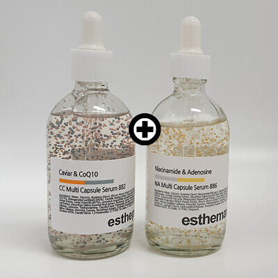 ESTHEMAX Caviar&CoQ10 100ml + Niacinamide & Adenosine Multi Capsule Serum 100ml