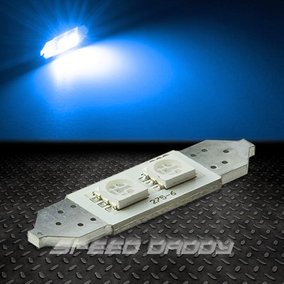 2 SMD 2SMD 36 ММ СИНИЙ 5050 5055 СВЕТОДИОДНЫЙ АВТОМОБИЛЬНЫЙ ВНУТРЕННИЙ КУПОЛ/ПАНЕЛЬ КАРТЫ 12 В ЛАМПОЧКА