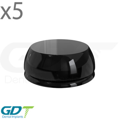 5 Lab Silicone Cap For Click Attachment, Internal Hex Dental Im plant Abut ment