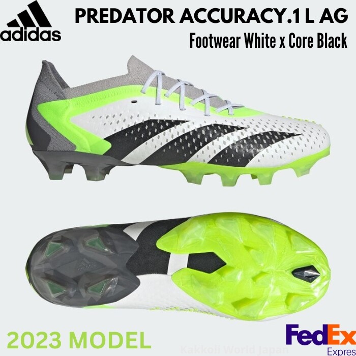 adidas PREDATOR ACCURACY.1 L AGサイズ２７．０CM adidas Soccer Cleats Predator Accuracy.1 L AG Footwear White