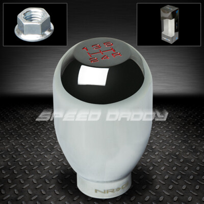 NRG 42MM ГОНОЧНАЯ МЕХАНИЧЕСКАЯ 5-СТУПЕНЧАТАЯ РУЧКА ПЕРЕКЛЮЧЕНИЯ ПЕРЕДАЧ MT HEAVY STICK KIT HONDA ACURA CHROME