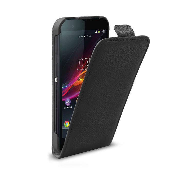 SBS FLIP CUSTODIA CASE per SONY ERICSSON XPERIA Z L36H NERA