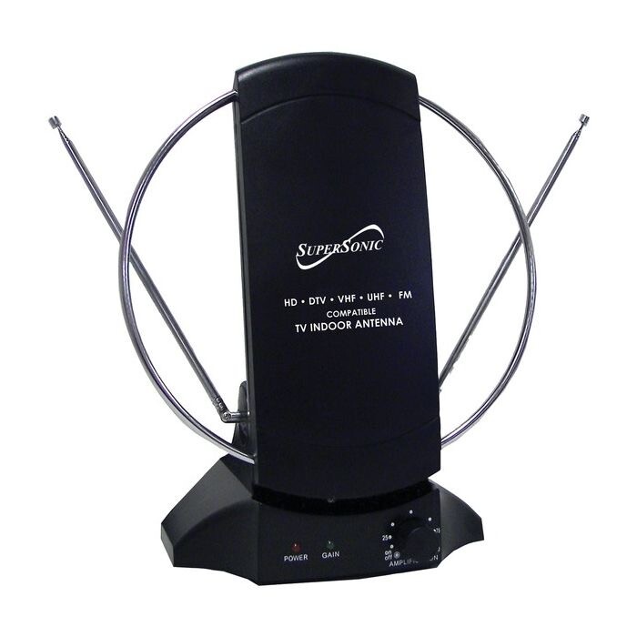 Supersonic SC-605 HDTV Digital Amplified Indoor Antenna
